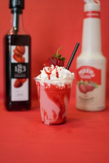 strawberry milkshake